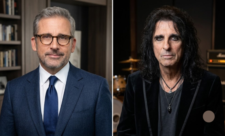 Is Steve Carell Related to Alice Cooper